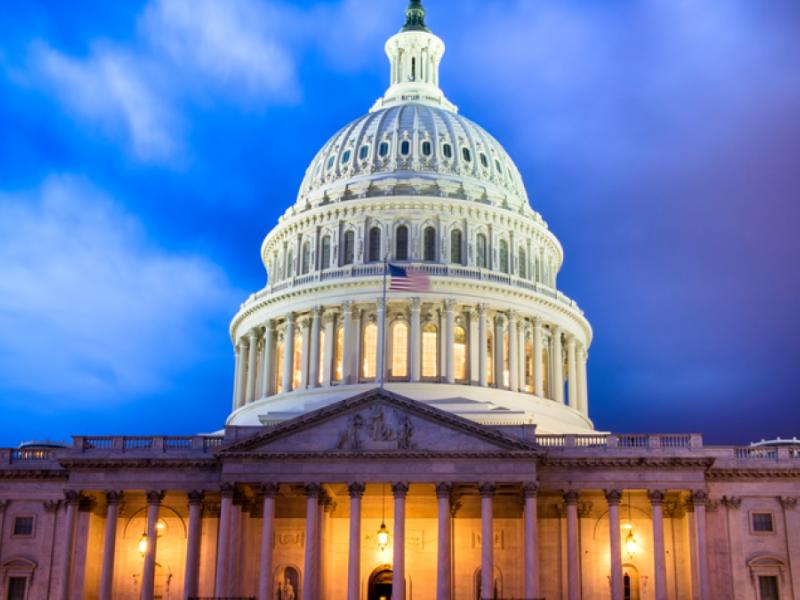 U.S. Capitol Building at Twighlight