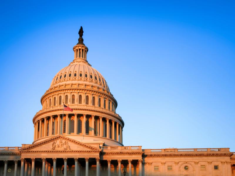 U.S. Capitol Building at Dawn