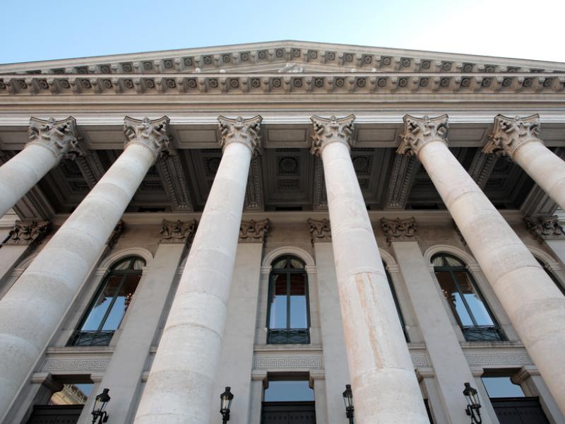 Federal Office Building entrance with columns
