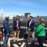 Rep. Pappas at Portsmouth Housing Authority