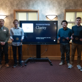 From left to right: Congressman Pappas, Daniel Sabalakov, Nicholas Gladu, Joshua Kelly, John Tobin