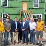  Congressman Chris Pappas visits Seacoast Family Promise’s Joshua House construction site on Tuesday of this week