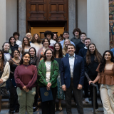 Congressman Pappas with New Hampshire student artists