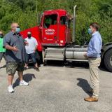 Representative Pappas speaks at the event.