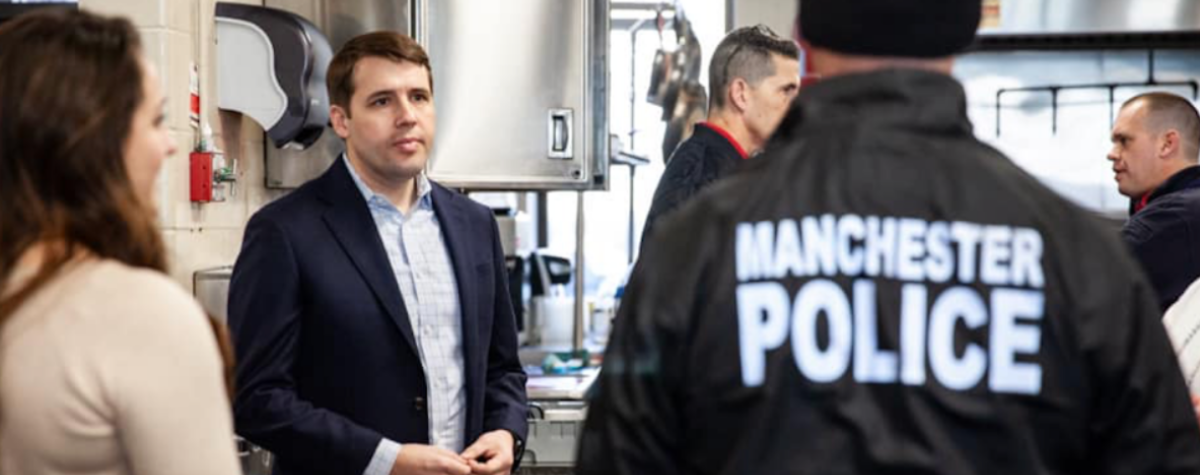 Pappas speaking to Manchester police