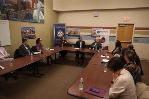 Rep. Pappas with New Hampshire health care leaders and community organizations