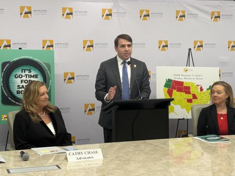 Pappas at Advocates for Highway and Auto Safety Press Conference