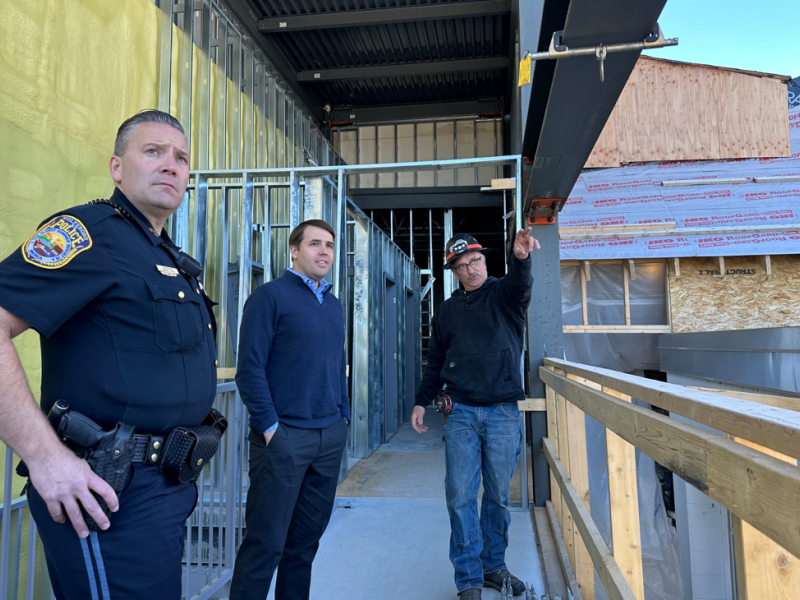 Congressman Pappas at Wolfeboro Police Department