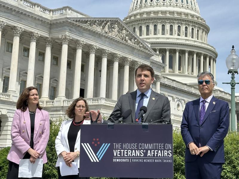 Congressman Pappas speaking at press conference